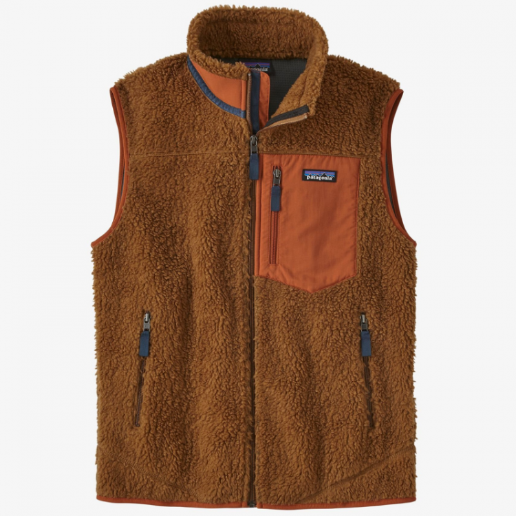 Veste sans manche Patagonia Classic Retro-X Fleece Vest - Homme Taille S  Couleur Orange