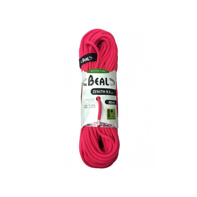 Corde Beal "Zenith 9.5MMx80M" Couleur Rose