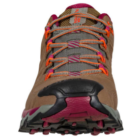 Chaussures de Trail La Sportiva "Ultra Raptor II leather Gtx Taupe/Red Plum" - Femme