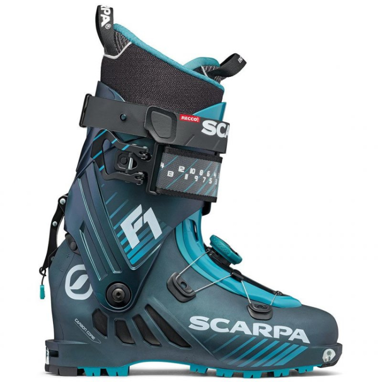Chaussures de ski de randonnée Scarpa "F1 2021 Anthracite/Ottanio" - Homme