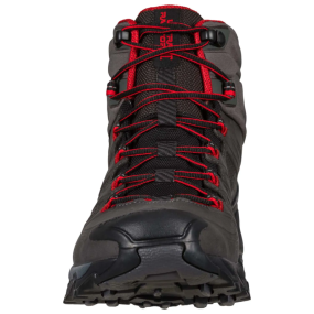 Chaussures La Sportiva "Ultra Raptor II Mid Leather GTX Carbon/Tango Red" - Homme