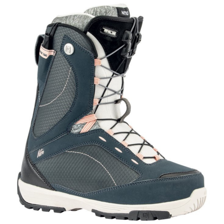 Boots de snowboard Nitro "Monarch Navy Blue 2020" - Femme