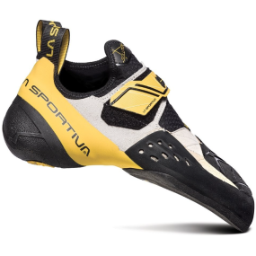 Chaussons d'escalade La Sportiva "Solution Comp White/yellow" - Homme