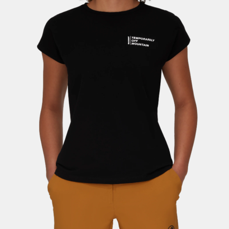 Tee-shirt Mammut "Off Moutain black" - Femme