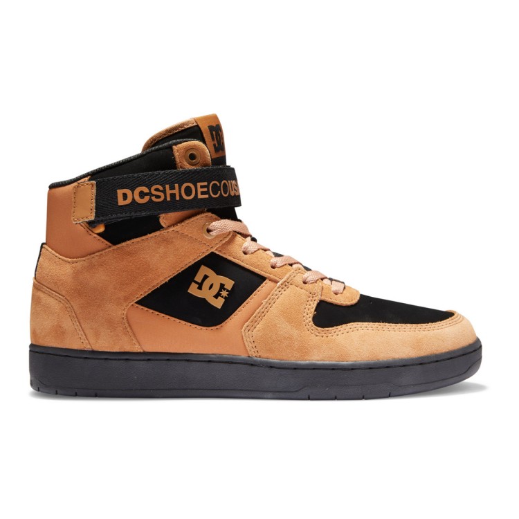 Chaussures de skate DC shoes "PENSFORD HI Brown" - Homme