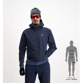 Veste de Ski de randonnée Scott "SCO Jacket M's Explorair Hybrid Lt" - Homme
