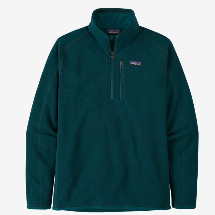 Polaire Patagonia "Better Sweater™ 1/4-Zip Fleece" - Homme Taille S Couleur  Vert Foncé