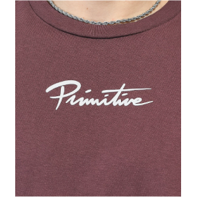 Tee-shirt Primitive "All might washed burgundy"