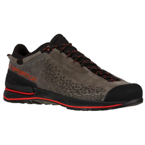 Chaussures d'approche La Sportiva "TX2 Evo Leather Carbon/Goji" - Homme