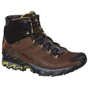 Chaussures de randonnée La Sportiva "Ultra Raptor II Mid Leather GTX Chocolate/Cedar" - Homme