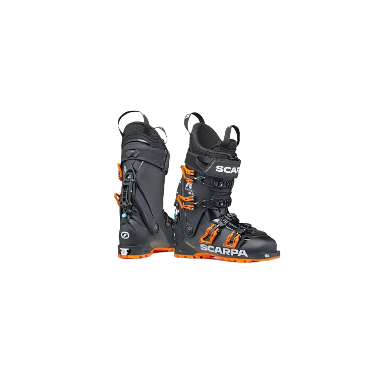 Chaussures de ski de randonnée Scarpa "4-Quattro SL Black/orange" - Homme