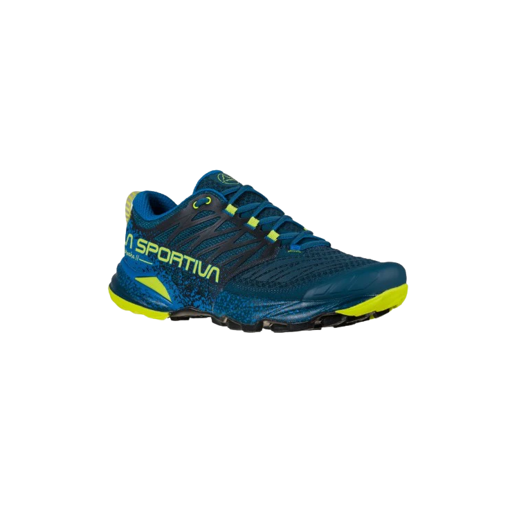 Chaussures La Sportiva "Akasha II Storm Blue/Lime Punch" - Homme Taille 41