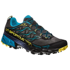 Chaussures de trail "Akyra Carbon/Tropic Blue" - Homme