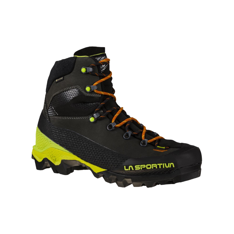 Chaussures de randonnée La Sportiva "Aequilibrium LT GTX" Carbon/Lime Punch - Homme