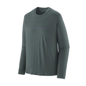Tee-shirt Patagonia "L/S Capilene Cool Merino Graphic Shirt" - Homme