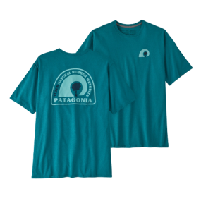 Tee-shirt Patagonia "Rubber Tree Mark Responsibili-Tee" - Homme