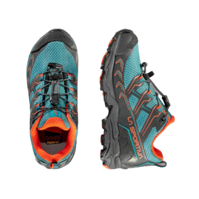 Chaussures de randonnée La Sportiva "Ultra Raptor II JR GTX Lagon/Cherry Tomato" - Enfant