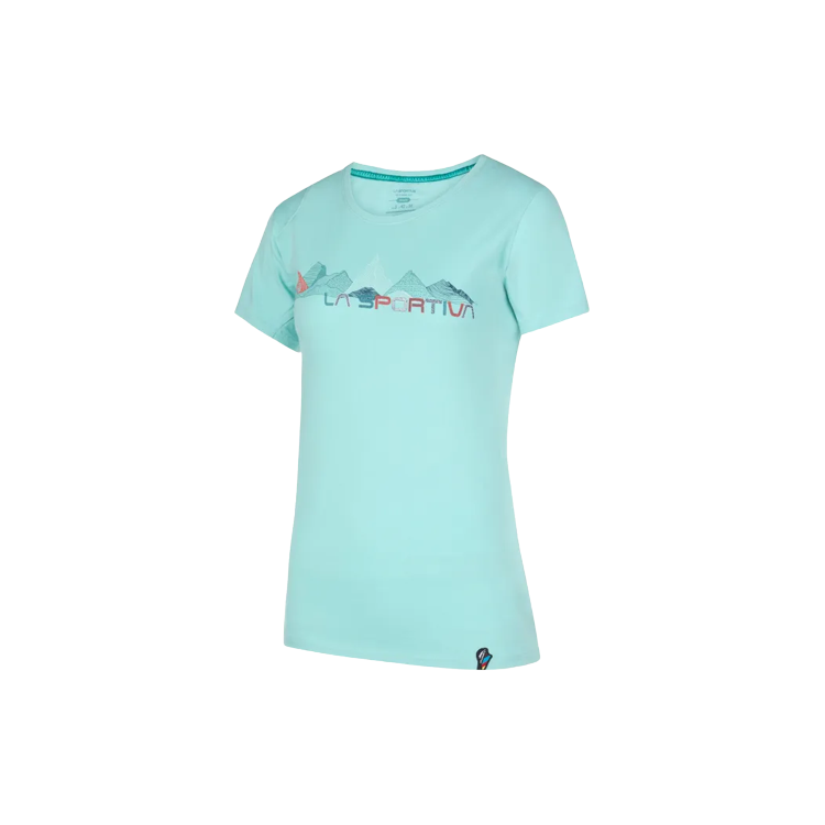 T-shirt d'escalade La Sportiva "Peaks T-shirt W Iceberg" - Femme Taille XL