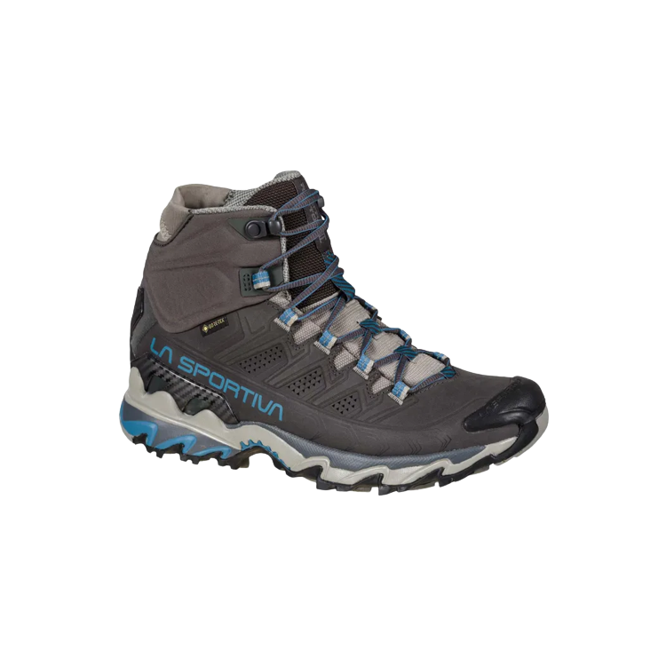 Chaussures La Sportiva "Ultra Raptor Mid Leather GTX Carbon/Atlantic" -  Femme Taille 37