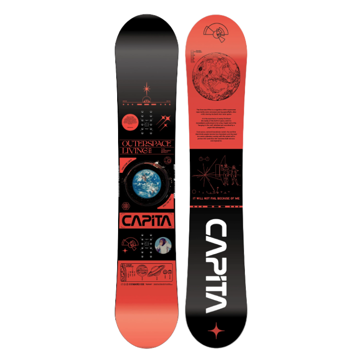 Pack Promo Snow Capita "Outerspace Living" + Fix Drake Fifty Taille 156