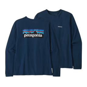 Tee-shirt Patagonia "P-6 Long Sleeve Logo Responsibili-Tee" - Femme