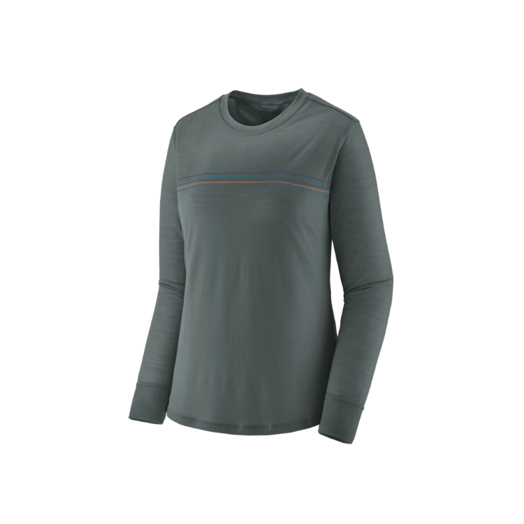 Tee-shirt en merino Patagonia "Long-Sleeved Capilene Cool"- Femme