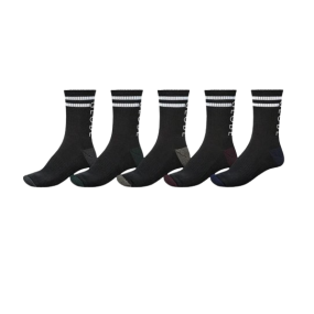 Chaussettes Globe "Black/Grey Crew Sock 5 Pack"