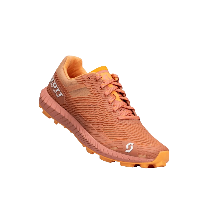 Chaussures de trail Scott "Supertrac Amphib Terra Red/Melon Orange" - Femme
