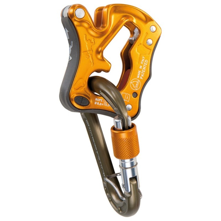 Système d'assurage Climbing Technology "Click-Up Kit" Couleur Orange