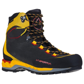 Chaussures d'alpinisme La Sportiva "Trango Tech Leather Gtx Black/Yellow" - Homme