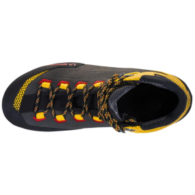 Chaussures d'alpinisme La Sportiva "Trango Tech Leather Gtx Black/Yellow" - Homme