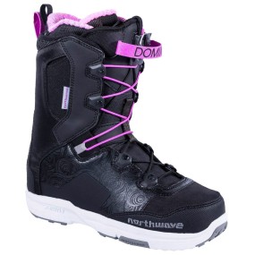 Boots de snowboard Northwave "Domino Black" - Femme